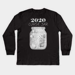 Funny Historical Events Keepsake Gifts Year In Review Swear Jar for 2020 Kids Long Sleeve T-Shirt